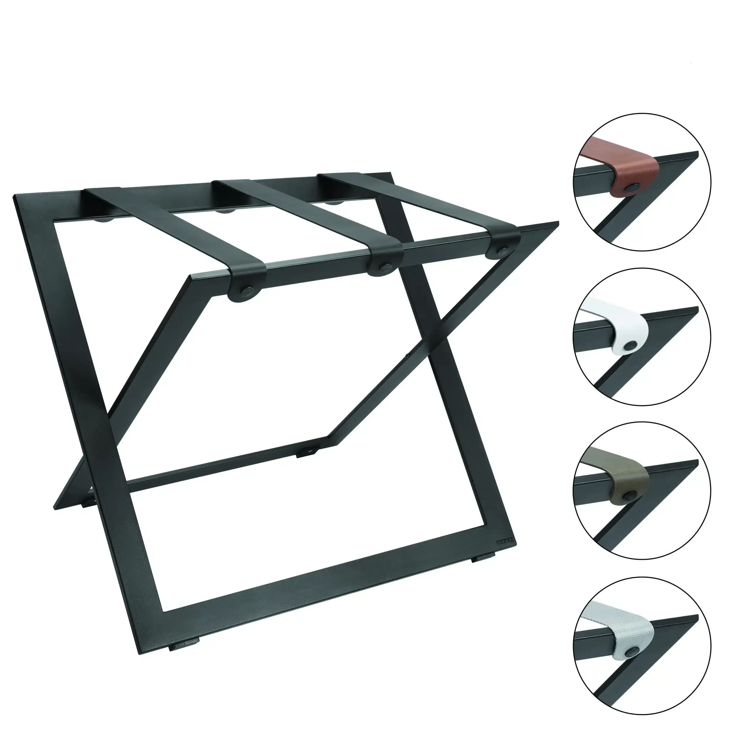 Luggage Rack Roootz compactblack steel details