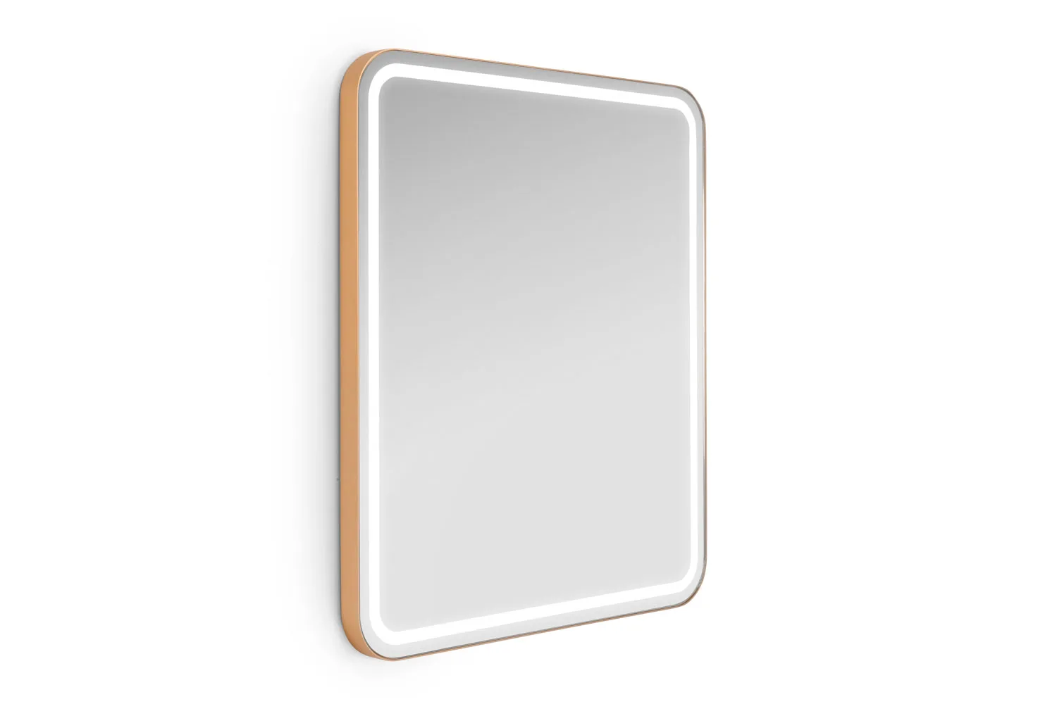 Rounded-mirror-for-hotel-bathroom-gold-frame-SANDRA