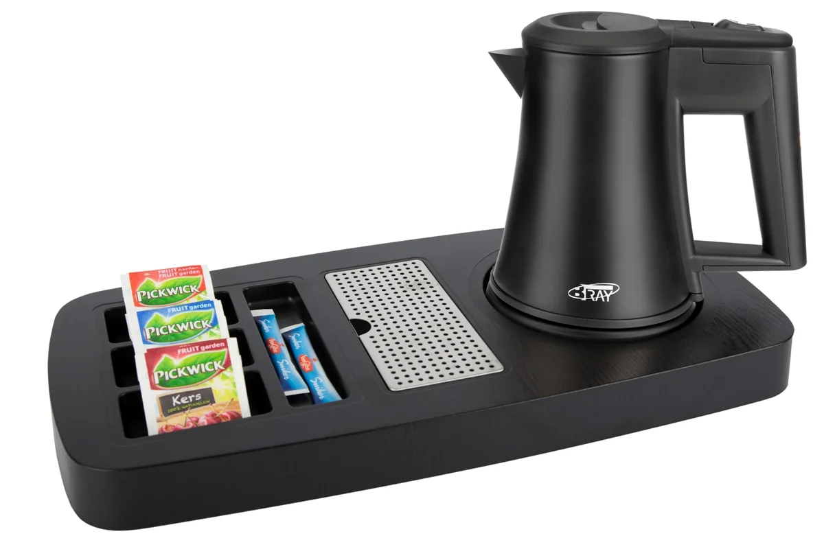 Hospitality-Tray-SENSE-Kettle-STAR-BLACK-0.5L-NoCups Welcome tray for hotels - SENSE