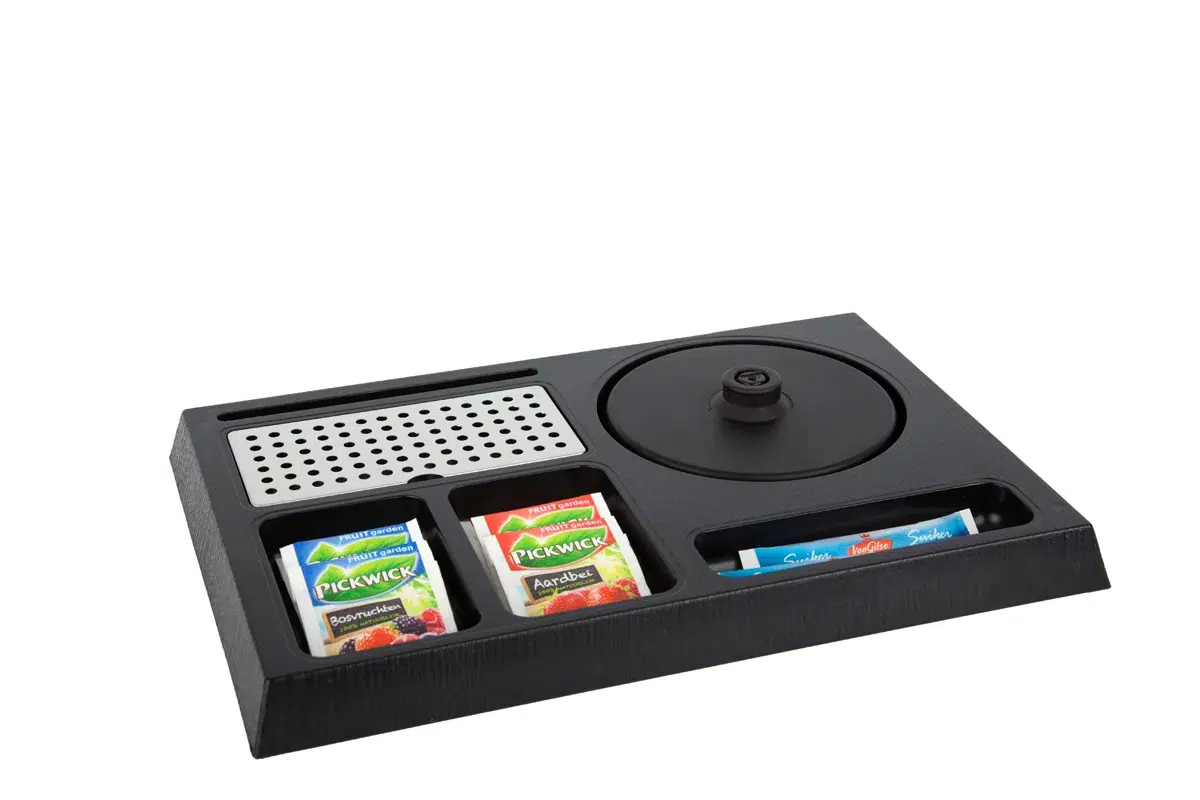 Hospitality-Tray-STAY-Base Black ABS hospitality tray - STAY
