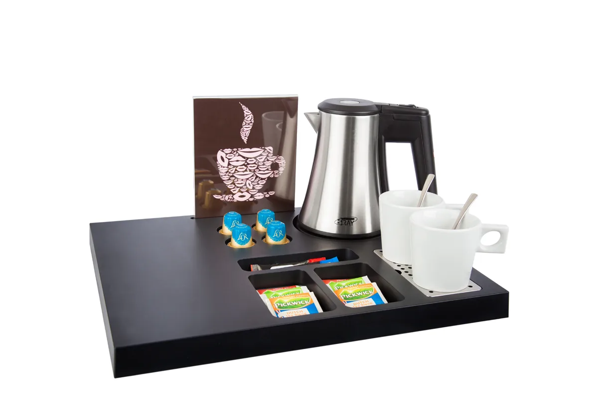 HospitalityTray-SIESTA-Kettle-STAR-0.5L-Leaflet-WhiteCups-NoCoffeeMachine
