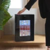 Minibar con porta in vetro Nature