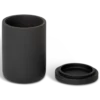 Amenity jar with lid black