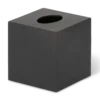 Tissue box square cover black