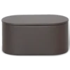 Amenity box for bathroom closed brown