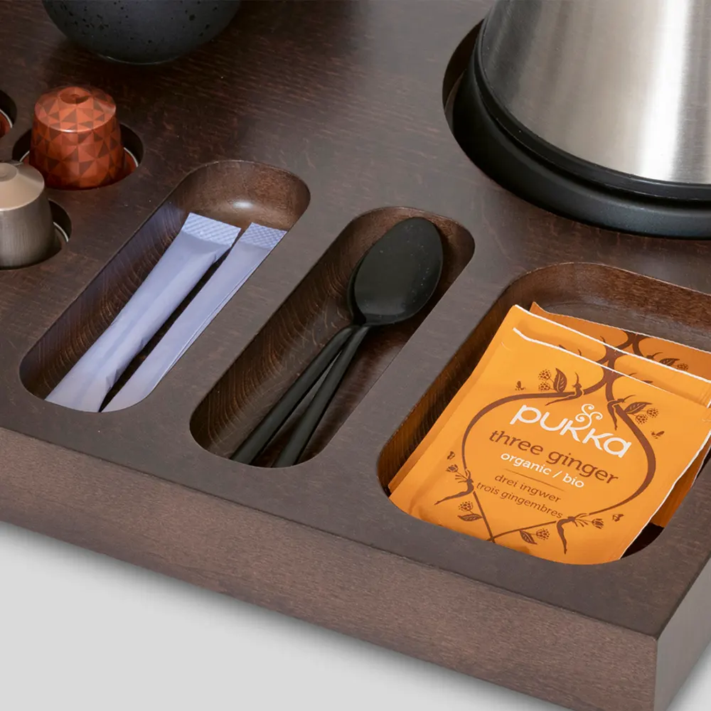 Welcome tray Coffee and Tea Mahogany: Xanthic