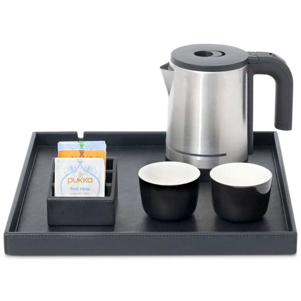 black tea bag holder for hotel ‘Nouveau Black’: Lou