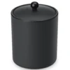 Double-walled ice bucket black color