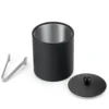 Double-walled ice bucket black