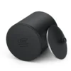 Double-walled ice bucket black