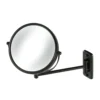 Black Round Make-up mirror 1 arm