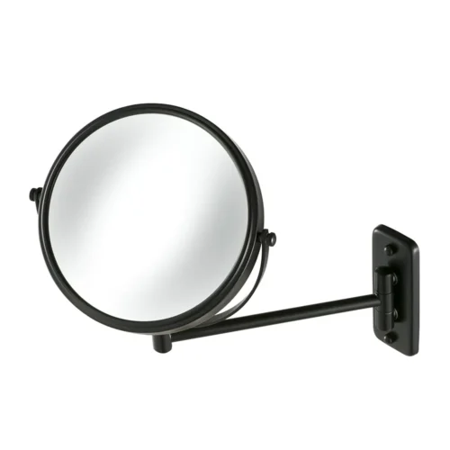 Black Round Make-up mirror 1 arm