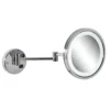 Make-up mirror LED for hotel 2 arms chrome 3X
