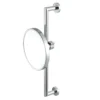 Round Cosmetic mirror on wall rail for hotel