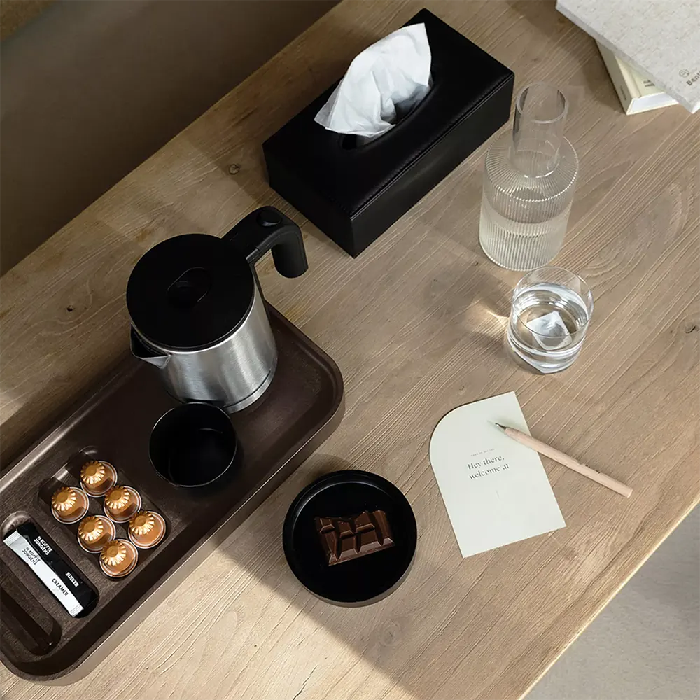 LIGNA hotel welcome tray