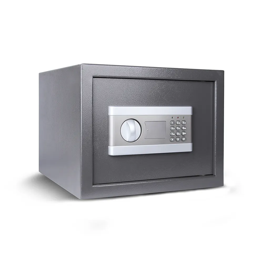 K-T25ES-3 cassaforte compatta per hotel con chiave master colore grigio