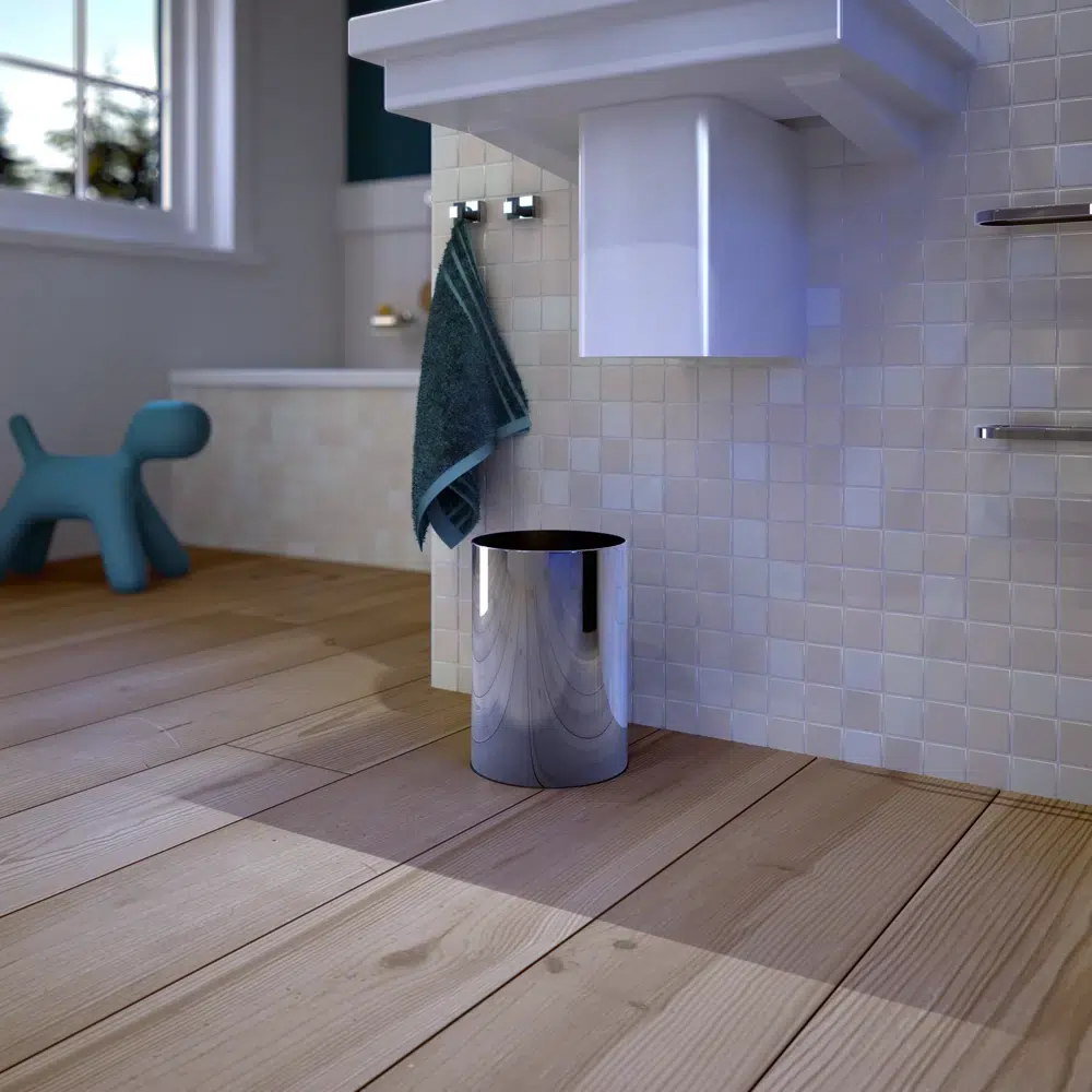 9L hotel waste bin &ndash; lifestyle bathroom setting