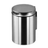 3L wall-mounted waste bin for hotels &ndash; Chrome finish