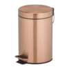 3L freestanding pedal bin for hotels – Brushed Bronze
