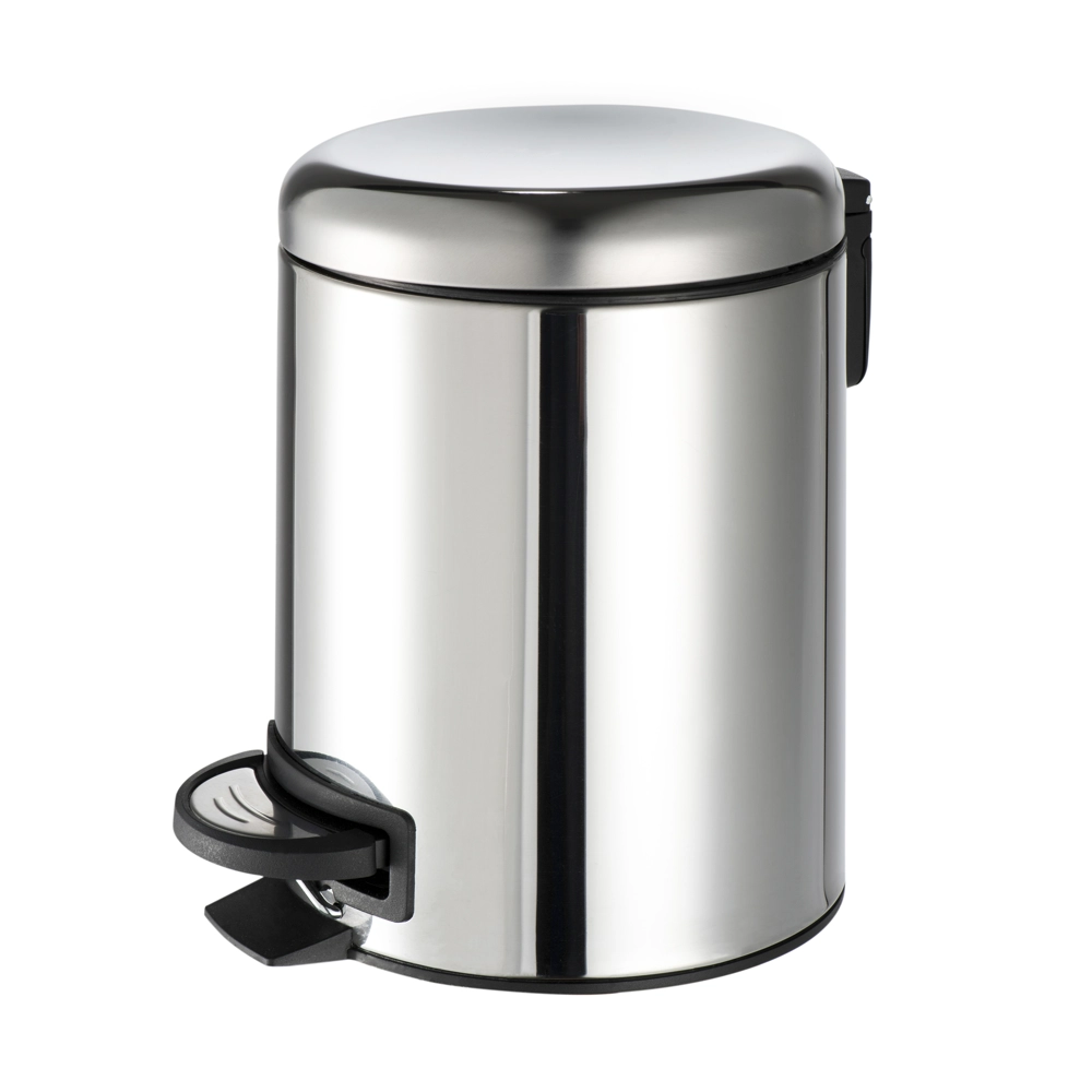 5L pedal bin for hotels with softclose lid
