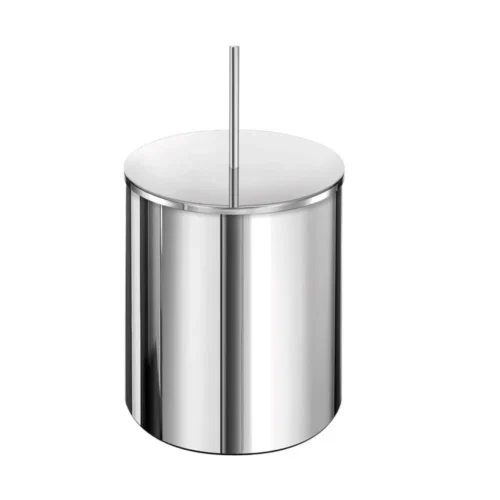 Cestino in ottone 5L per hotel โ finitura Cromo (da appoggio)