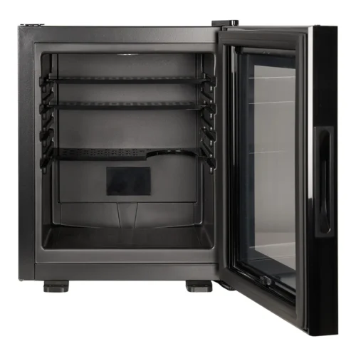 ETON minibar 20L โ porta in vetro aperta, interno nero visibile