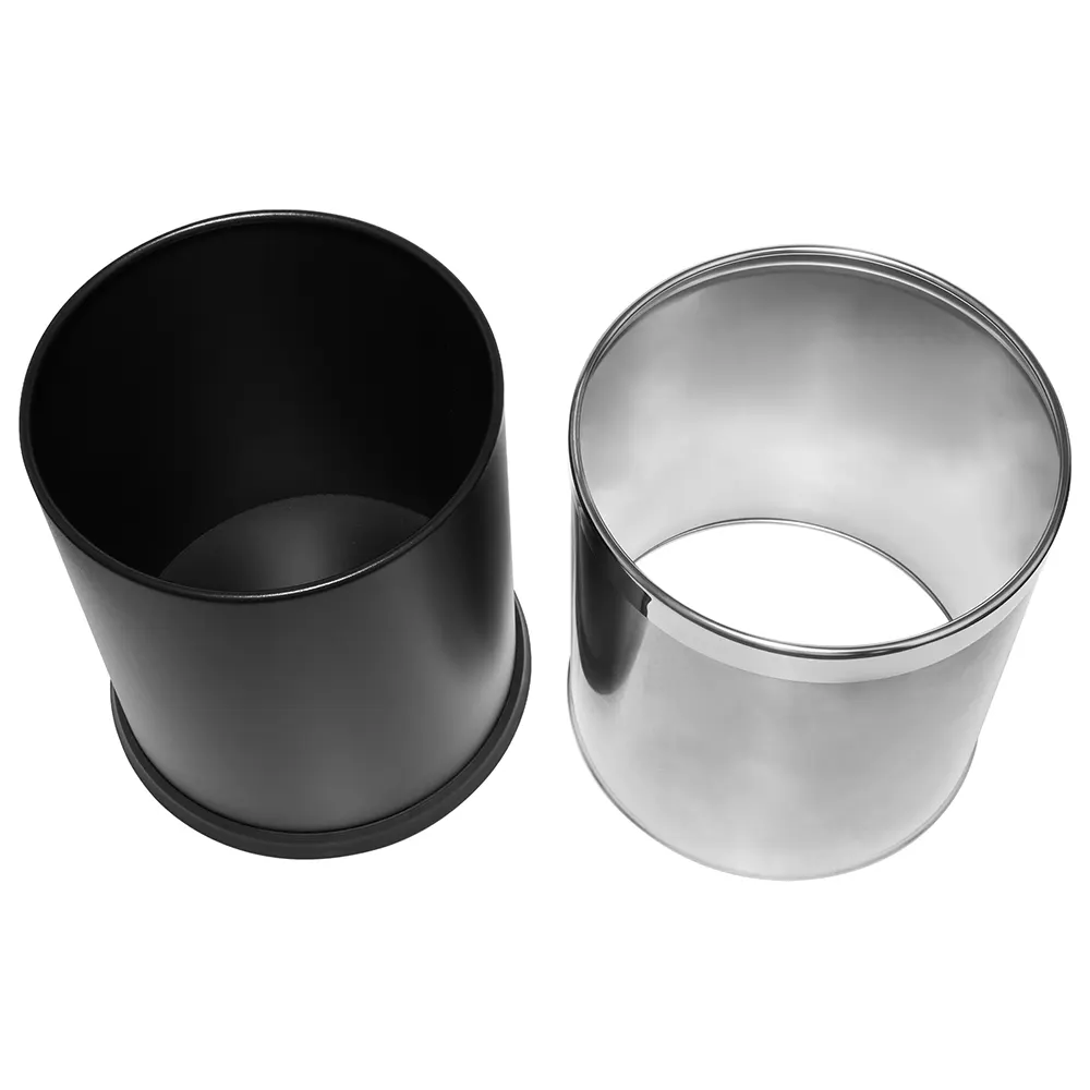 THORNTON 9L hotel bin &ndash; top view showing liner-hidden double layer design