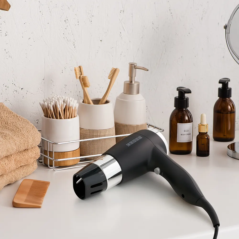 DALTON asciugacapelli per camera hotel – foto ambientata bagno/camera