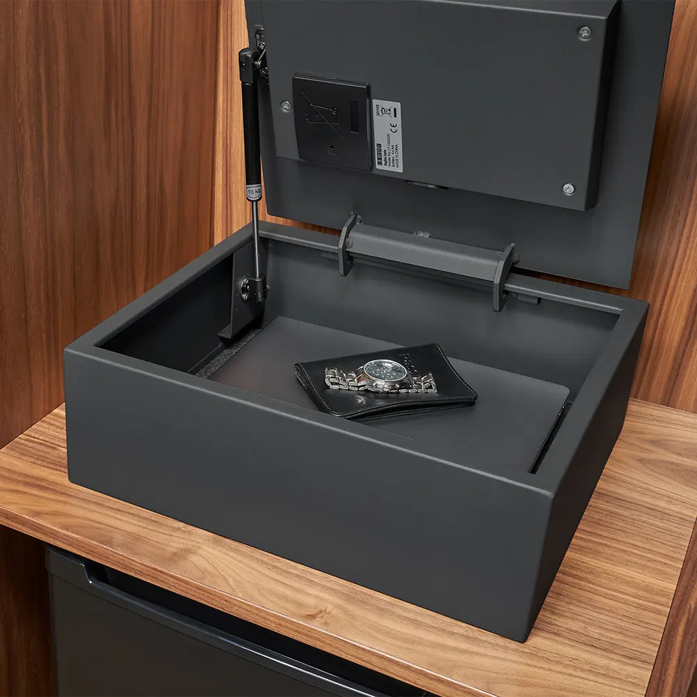 MAYFAIR cassaforte open top 11L – dettaglio vano interno